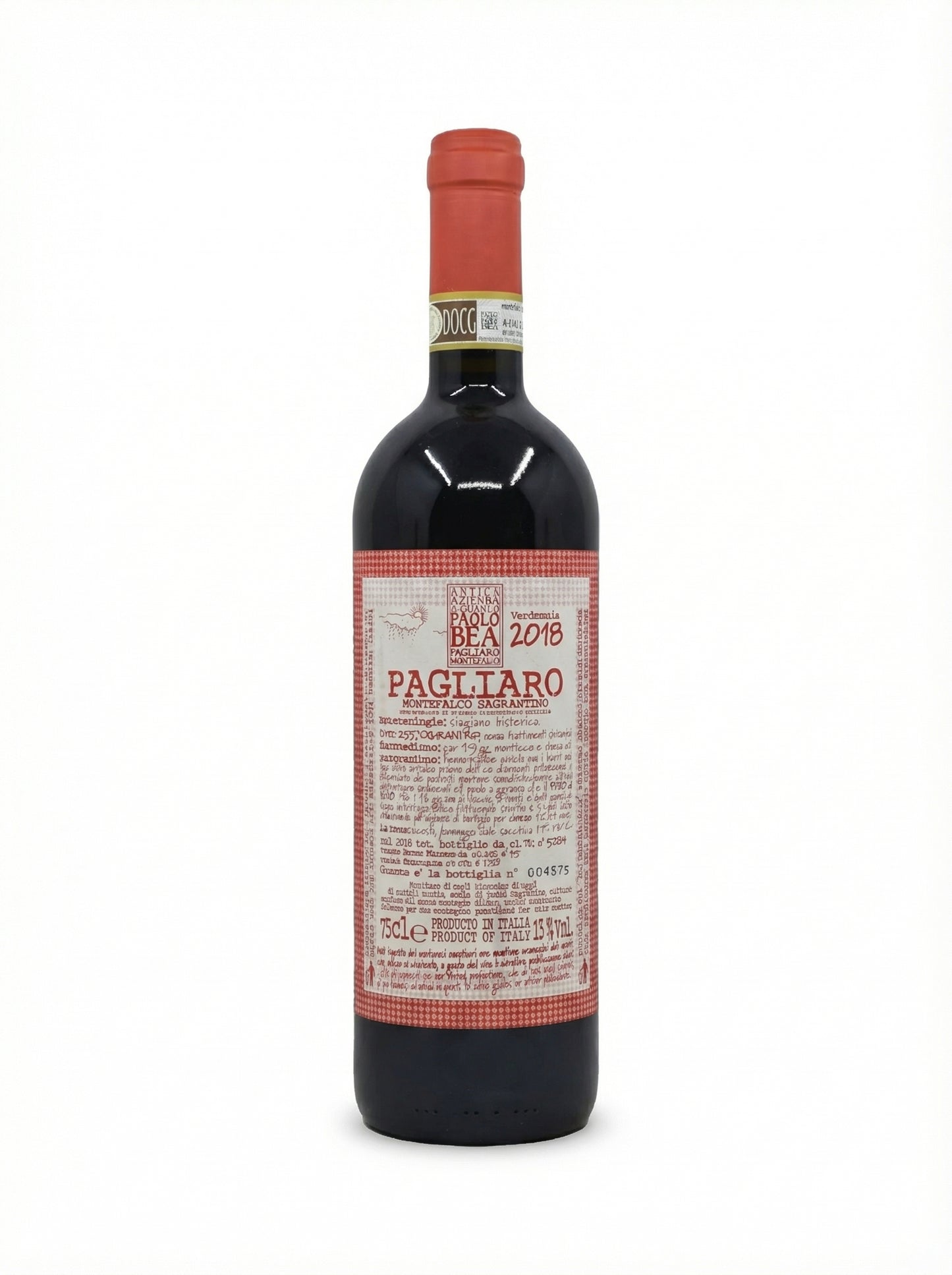 2018 Paolo Bea Pagliaro Montefalco Sagrantino Secco