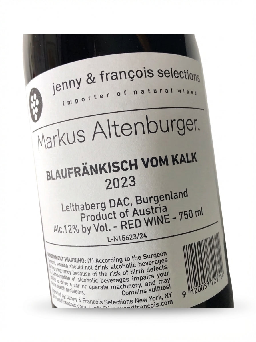 2023 Markus Altenburger Blaufrankisch Vom Kalk