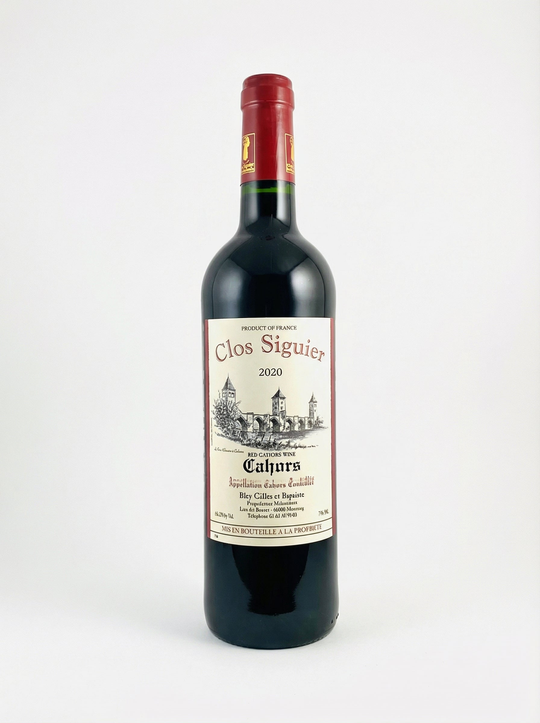 2020 Clos Siguier Cahors