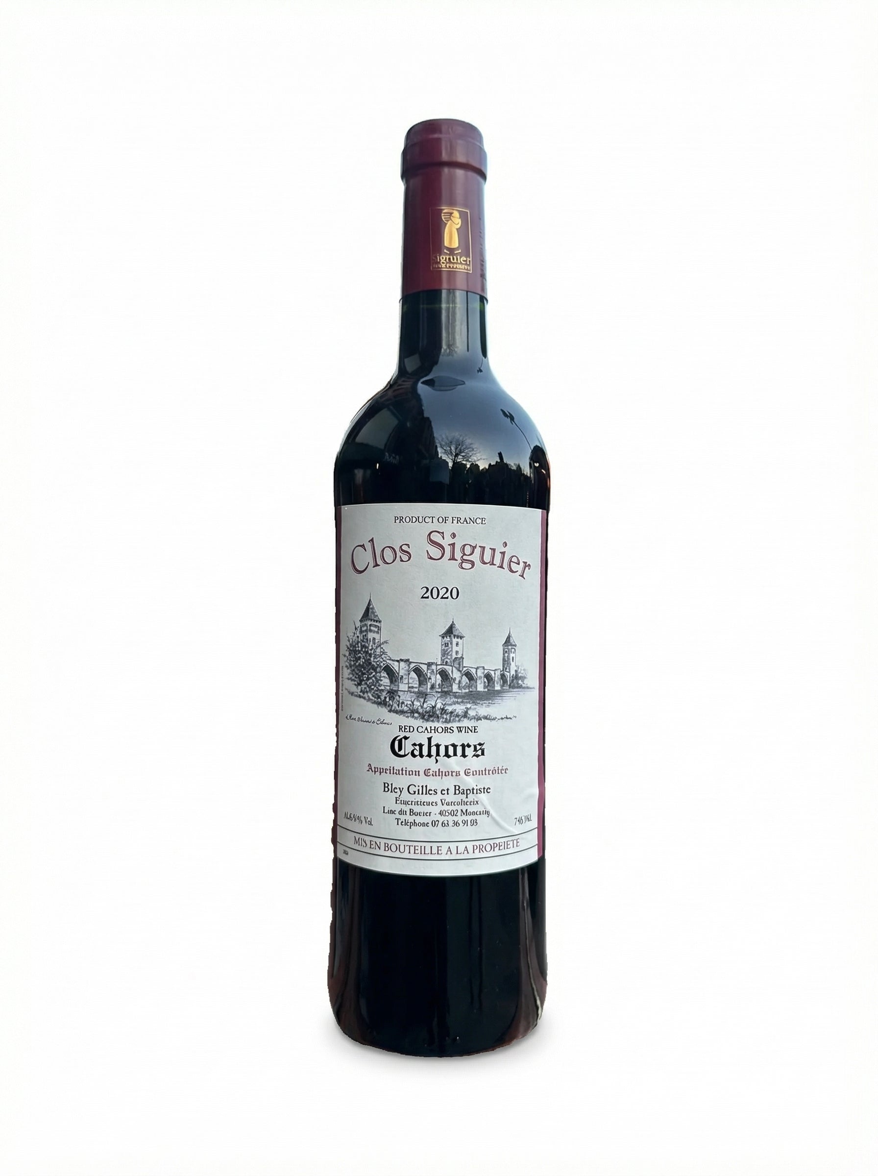 2020 Clos Siguier Les Camilles Cahors